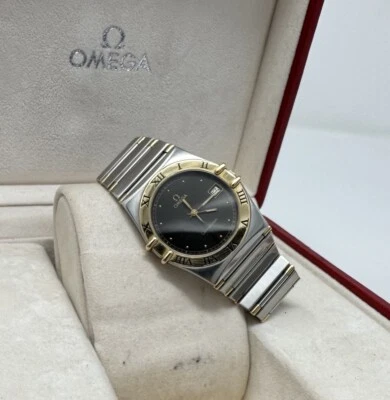 Omega Constellation 18ct Gold/Steel Watch with Box & Papers - Image 1 of 4