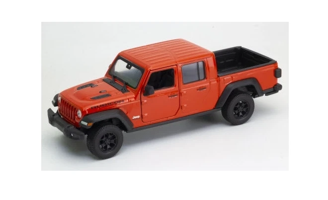 Welly Jeep Gladiator Rubicon Dark Orange 2007 1:24 - Image 1 of 1