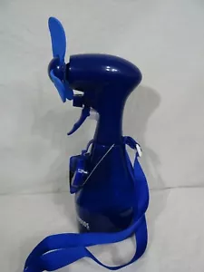 Universal Studios Misting Fan Bottle Portable Handheld Battery Operated Blue - Picture 1 of 4