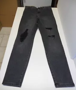 Bershka Super High Waist Rise Denim Jeans Skinny Stretch schwarz Gr. 38 NEU ! - Bild 1 von 2