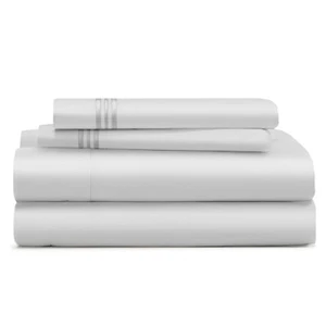 King Size Bed Sheets - Silver Luxury Sheet Set - Deep Pocket - Super Soft Hot... - Picture 1 of 7