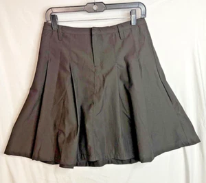 NWOT We The Free Pleated A Line Mini Skirt Women's Size 2 Brown Lagenlook City - Picture 1 of 11