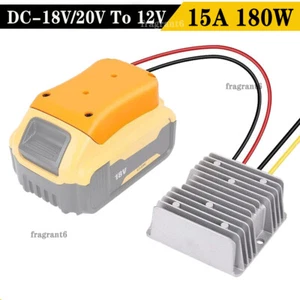 DC 18V to 12V Step Down 15A 180W Voltage Converter For Dewalt Battery Regulator - Picture 1 of 9