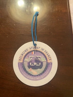 Etiqueta de equipaje vintage Belmond a flote en Francia Foto 1 de 2