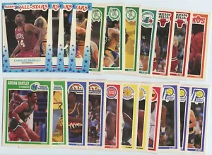 1989 Fleer HOFs & Stars 42 Card Lot Inc.Barkley, Ewing, Bird, Chambers Stickers - Picture 1 of 4