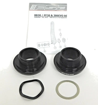 FSA Bottom Bracket Reducer BB/PF30 to NBD Mega Exo for Road Cranks 200-3221 NEW - Image 1 of 4