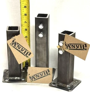 Rail Repair 6 1/2" / 8" Base feet RAILINGS 1" loose rusty POSTS Slip INSIDE! PP - Picture 1 of 11