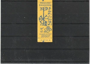 andorre carnet fermé 10 timbres NEUFS 1991 ETAT EXCELLENT - Foto 1 di 2