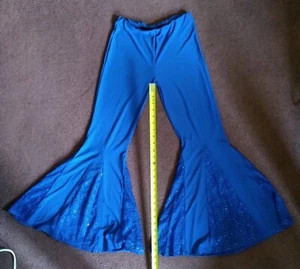 Sexy blaue Hose mit Schlaghose Größe Small - Bild 1 von 1