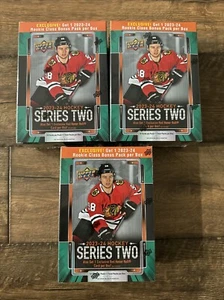 3 Stück 🔥2023-24 Upper Deck NHL Series 2 Hockey Mega Box Target Bedard🔥NEU - Bild 1 von 2