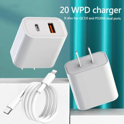 20W PD Fast Charger Power Adapter + PD Cable For Motorola Moto G (2025)2024 2023