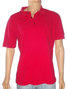 Valentino Sport Polo Manica Corta In 100% Cotone Piquet Uomo Taglia Xxl Rosso - Picture 1 of 15