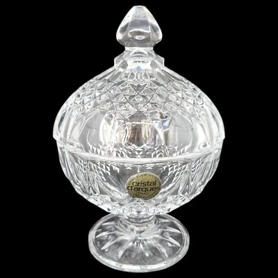Deckeldose Schale Cristal d Arques Longchamp France Bleikristall Glas 24 PbO - Bild 1 von 4