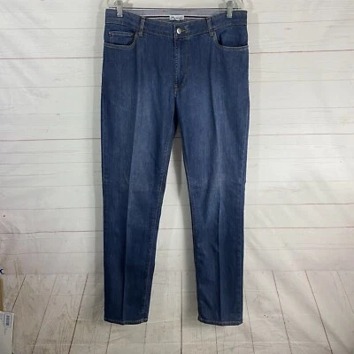 Pantalones de mezclilla Peter Millar para hombre talla 36 azul mezcla de algodón ajustados rectos 34x34 Foto 1 de 4