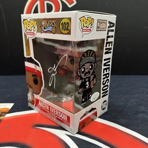 Allen Iverson Philadelphia 76ers Signed Funko Pop Autographed JSA COA 1/1 Art - Picture 1 of 5