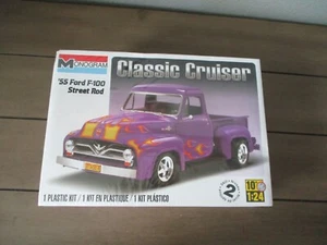 MONOGRAM 55 FORD F-100 STREET ROD PLASTIC MODEL KIT SEALED 1:24 SCALE 85-0880 - Picture 1 of 6