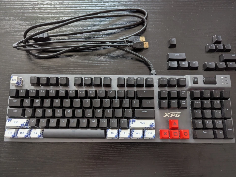 XPG SUMMONER RGB Mechanical Gaming Keyboard w/ Backlit Cherry Red MX Switches - Image 1 of 3