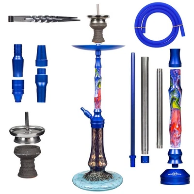 Brosmoke Aluminiumshisha Expoxid - Shark Wasserpfeife Hookah - Bild 1 von 4