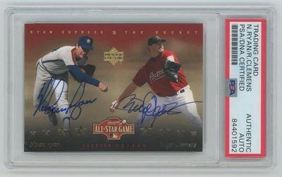 2004 All-Star FanFest Wrapper Redemption Ryan / Clemens PSA Authentic Auto - Image 1 of 2