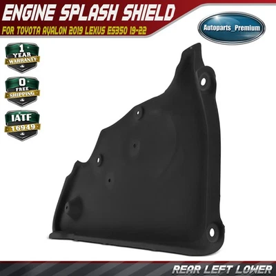 Rear Driver Lower Engine Splash Shield for Toyota Avalon 2019 Lexus ES350 19-22 - Image 1 of 4