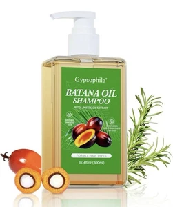 Champú de aceite Gypsophila Batana con extracto de romero 10,4 fl oz 300 ml botella bomba - Imagen 1 de 4