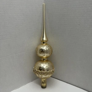 Christbaumspitze Krebs Glas mundgeblasen Ornament Glas 13" - Bild 1 von 12