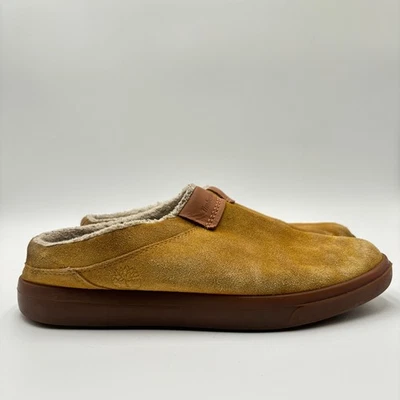 Timberland Ashwood Park Wheat Tan Suede Slippers Comfort & Warmth Men's Size 8.5 - Image 1 of 4
