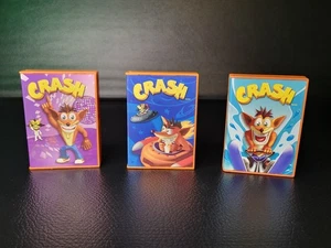(3) McDonald's CRASH BANDICOOT ¡¡¡Videojuego de mano Happy Meal juguete!!! Gran forma - Imagen 1 de 9