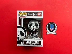 Jack Quaid firmato scritta Ghostface Funko Pop Beckett COA 1607 Scream - Foto 1 di 15