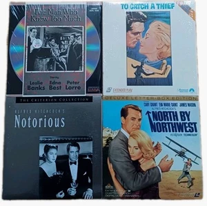 Lot de 4 disques laser Alfred Hitchcock NTSC Joblot Criterion Collection Cary Grant - Photo 1/12