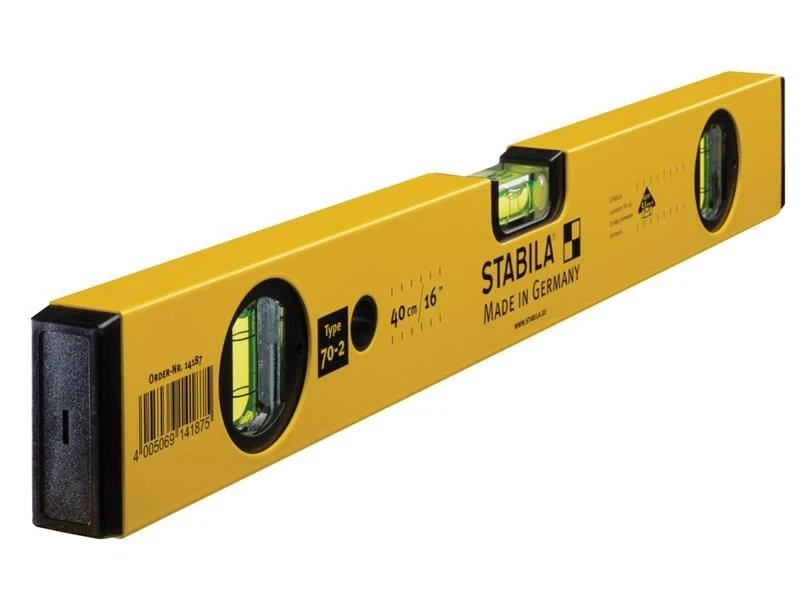 Stabila - 70-2-60 Spirit Level Berganda 3 Vial 60cm - Image 1 of 1