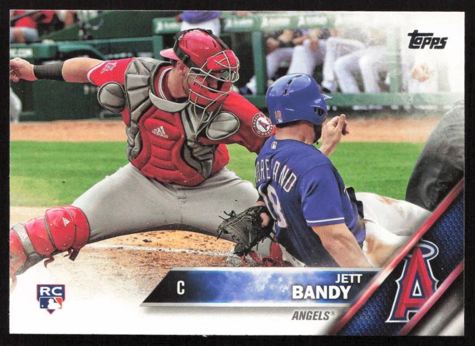 2016 Topps Update Jett Bandy #US24 Rookie Los Angeles Angels - Image 1 of 2