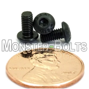 M3 x 6mm - Qty 10 - Button Head Socket Caps Screws ISO 7380 Class 12.9 3mm - Picture 1 of 3