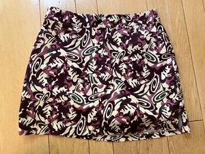 Lady Hagen Skirt/Skort ,Womens Size 8, Purple Print Golf Tennis Athletic Skirt - Picture 1 of 5