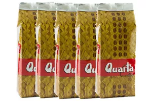 QUARTA Caffè STUOIA Miscela Chicchi Caffè 5 Confezioni 1Kg. - Ideale per moka - Foto 1 di 2