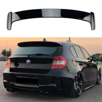 Für BMW 1er E81 E87 glanz schwarz Dachspoiler Spoilerlippe Spoiler - Bild 1 von 3