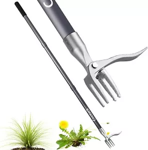 52'' Weed Puller with Long Handle Stand-up Hand Weeder Manual Weeding Tool - Picture 1 of 6