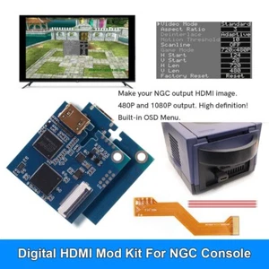 Internal NGC 1080P Digital to Digital HDMI Mod Kit For NGC GameCube Console - Picture 1 of 22