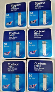 6 X 50 Packs Contour Next Blood Glucose Test Strips. Use By 31/01/25 Free Post