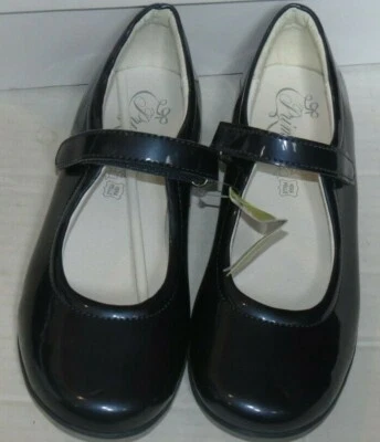 Zapatos Mary Jane de charol azul marino metálico Primigi para niñas talla 36 Foto 1 de 4
