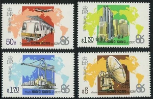 Hong Kong #470-473 Vancouver EXPO 1986 Postage Stamps British Commonwealth MNH - Picture 1 of 1