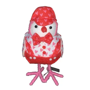 Target Spritz BUTTERCUP Bird Fabric Retired Featherly Friends 2019 Valentine Day - Picture 1 of 14