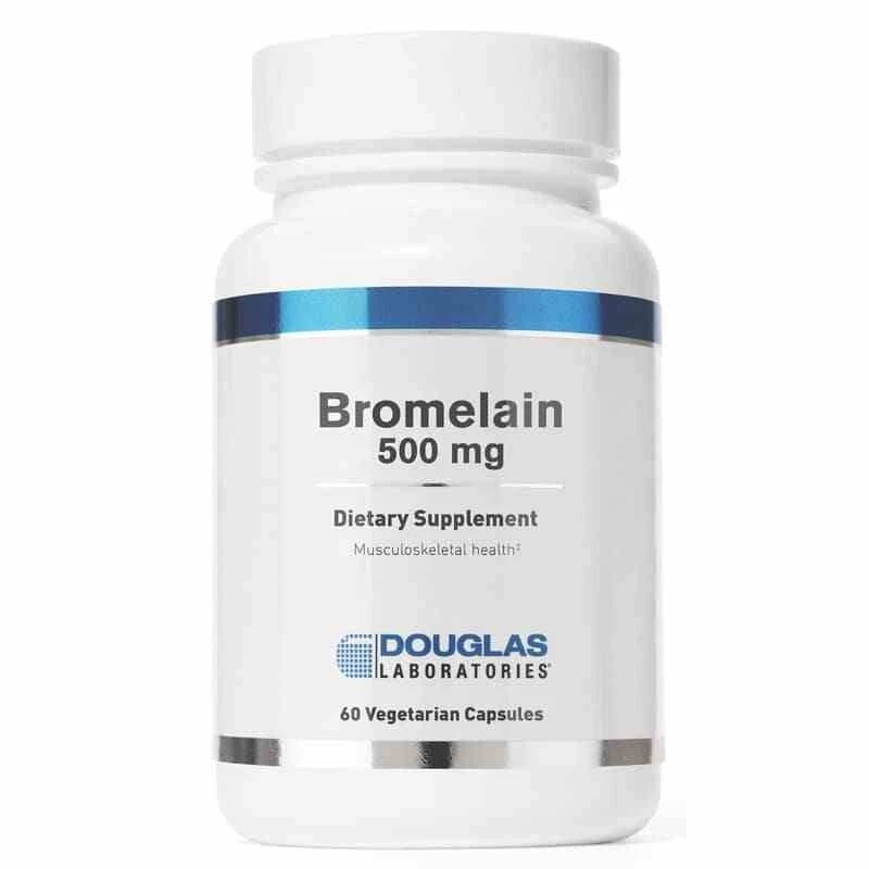 (NUEVO) Douglas Labs Bromelina 500 mg 60 Cápsulas Vegetales Exp 4/2027 ENVÍO RÁPIDO GRATIS A EE. UU. Foto 1 de 3