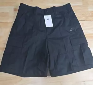 Nike Club Woven Cargo Shorts FN3517-010 Black Mens Size 32 - Picture 1 of 7