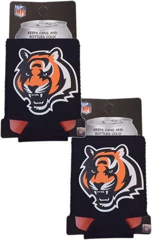 Brand New NFL Cincinnati Bengals 12oz Insulated Beer Soda Can Holder Cooler Cover
