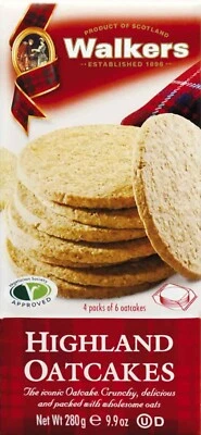 1 Pack Walkers Biscuits Highland Oatcakes 280g. - Image 1 of 2