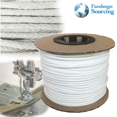 NIKNAXKO Upholstery 6/32 Piping Welt Cord for Furniture/Crafts By yard FREE SHIP & RETURN