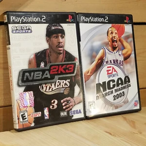 2 Playstation Spiele NCAA March Madness 2003 & NBA 2K3 beide funktionieren - Swanky Barn - Bild 1 von 12