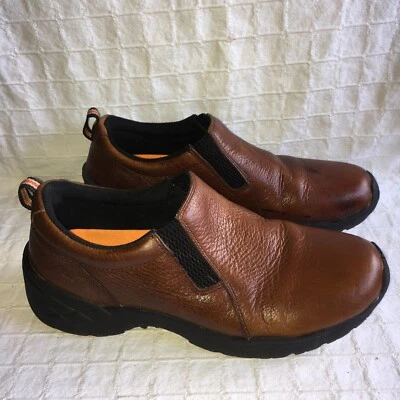 Mocasín St. John’s Bay para hombre 10,5 M zapatos sin cordones de cuero marrón Foto 1 de 4