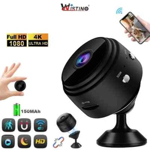 Mini-Kamera 1080P Überwachungskamera Außen WiFi Magnetische Nachtsicht Camera - Bild 1 von 5